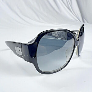 Coach Mimi S468 Sunglasses Womens Black Oversized Rhinestone FRAMES ONLY